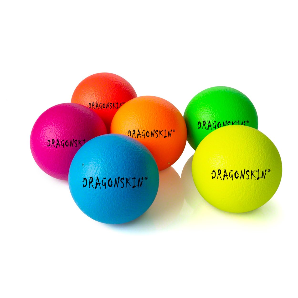 Sport-Tec Schaumstoffball Dragonskin, ø 9 cm, 6er Set
