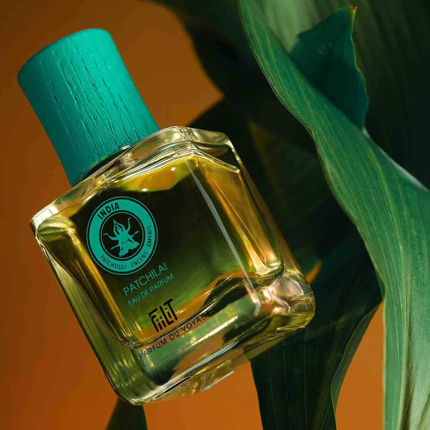 PATCHILAI INDIA naturalna woda perfumowana 50 ml - FiiLiT perfumy podróżne - mieszane - dla kobiet i mężczyzn - Spray do wielokrotnego napełniania - Potuli Cypryjskie kadzidło