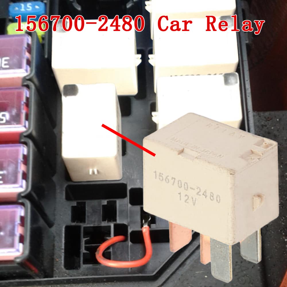 Amazon.co.jp: 1パックリレー 156700-2480 4ピン 12V コンプレッサー