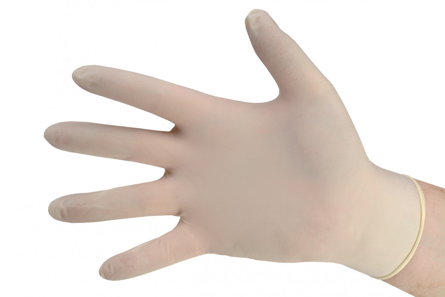 HPC HealthlineHRGN31ND Examination Glove, Large, Non-Sterile, Powder-Free, Latex, Natural (Pack of 100)