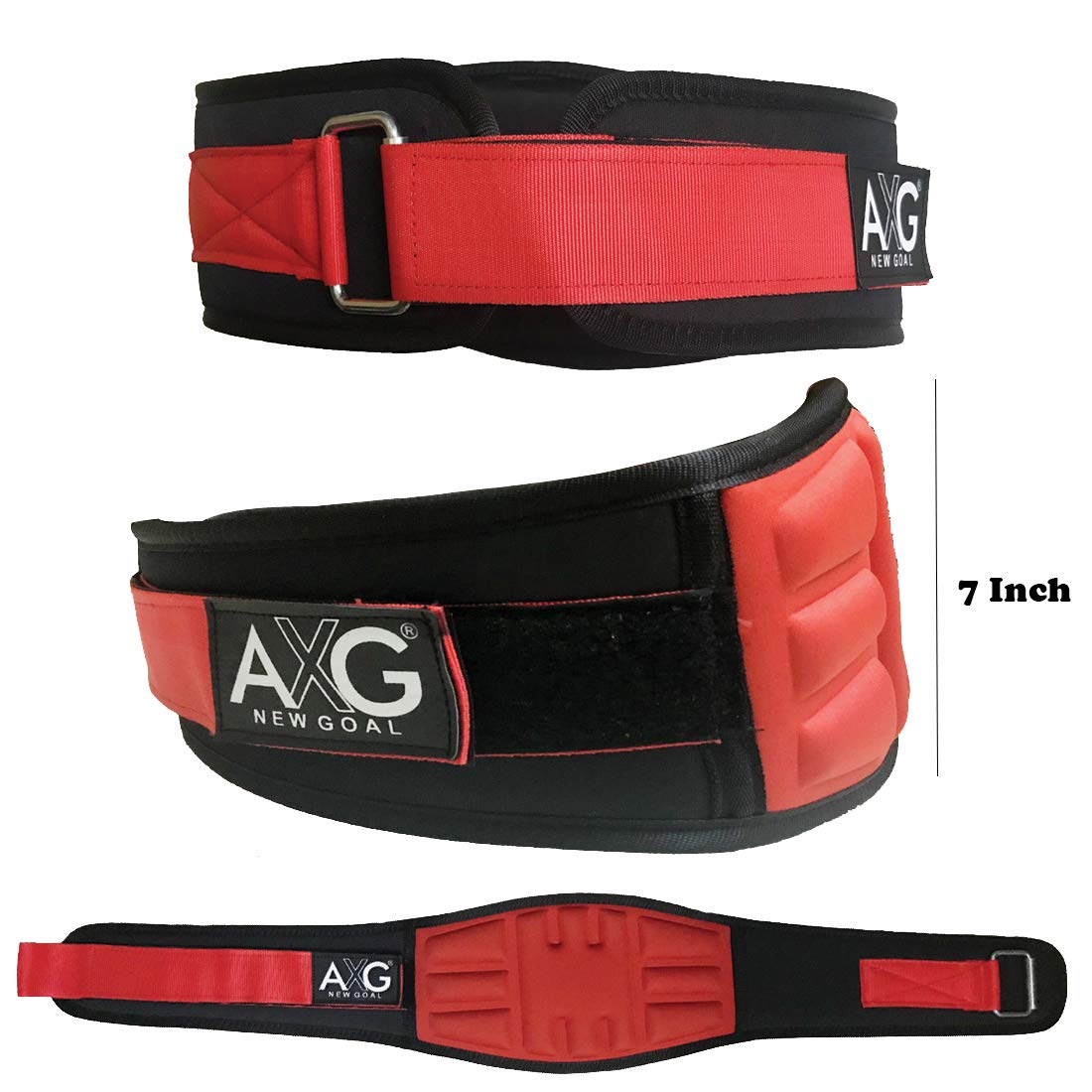 AXG NEW GOAL Imported Gym Combo Including Bag, Belt Large and Gloves Gym & Fitness Kit (Medium) 1