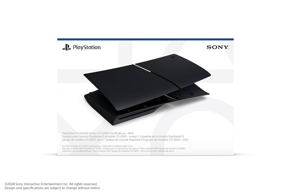 PlayStation 5 Console Covers (Model Group - Slim) – Midnight