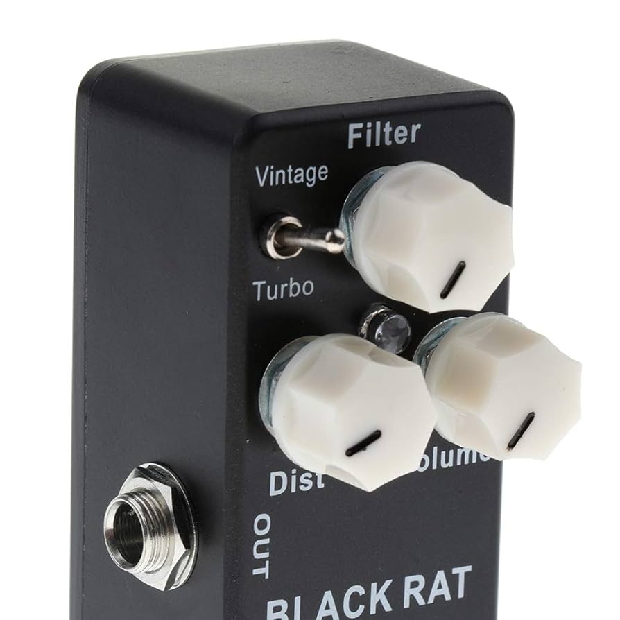 RAT Distortion Pedal ギターエフェクター Amazon.com: Black Rat Distortion Guitar Effects Pedal For