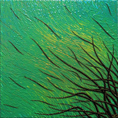 Peinture moderne Brin d’herbe 2 tableau d'art sur toile