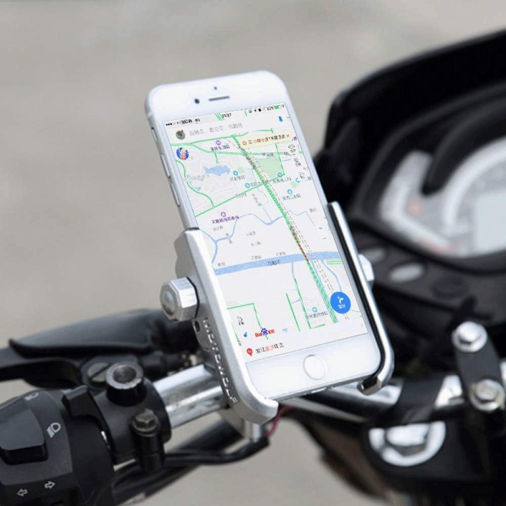 Bike Phone Mount for Any Smart Phone: Motorcycle, Bicycle Phone Mount. Mountain Bike Mount. Bike Accessories(White-Fruit peach5)
