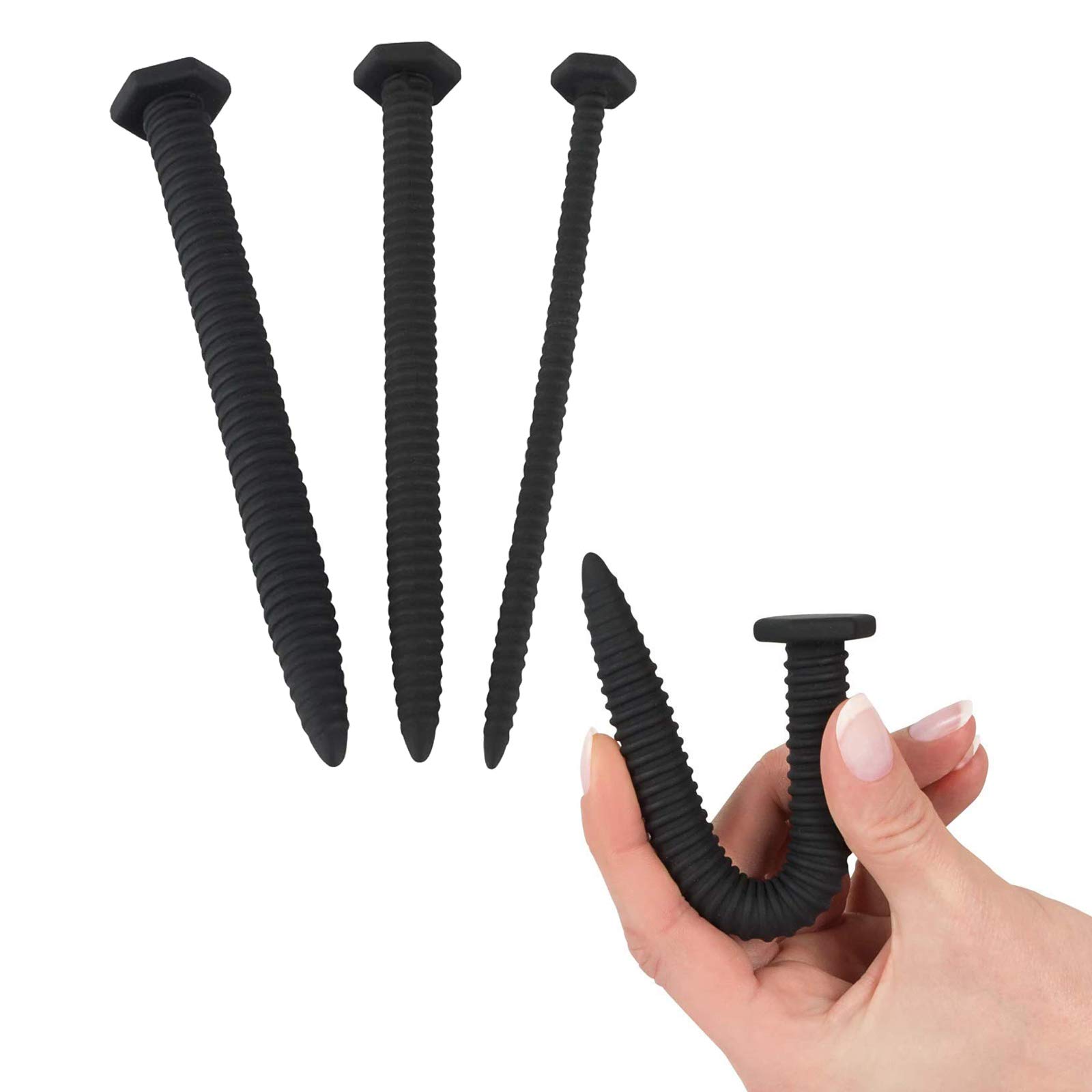 Harnröhren Dilatoren Set 6 Stück Silikon Katheter Sounding Penis Plug Screw DIlator Optimal Masturbation Harnröhrenstimulation Sexspielzeug Set Für Männer