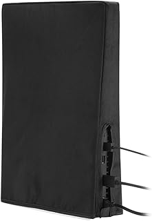 PS5 保護カバー 本体 ダストカバー 衝撃防止 自宅保管用 全面保護 ホコリ 傷防止 PS5 用 防塵 グレー おしゃれ 使いやすい 汚れ お手入れ簡単 コットン 丸洗い可 縦置き