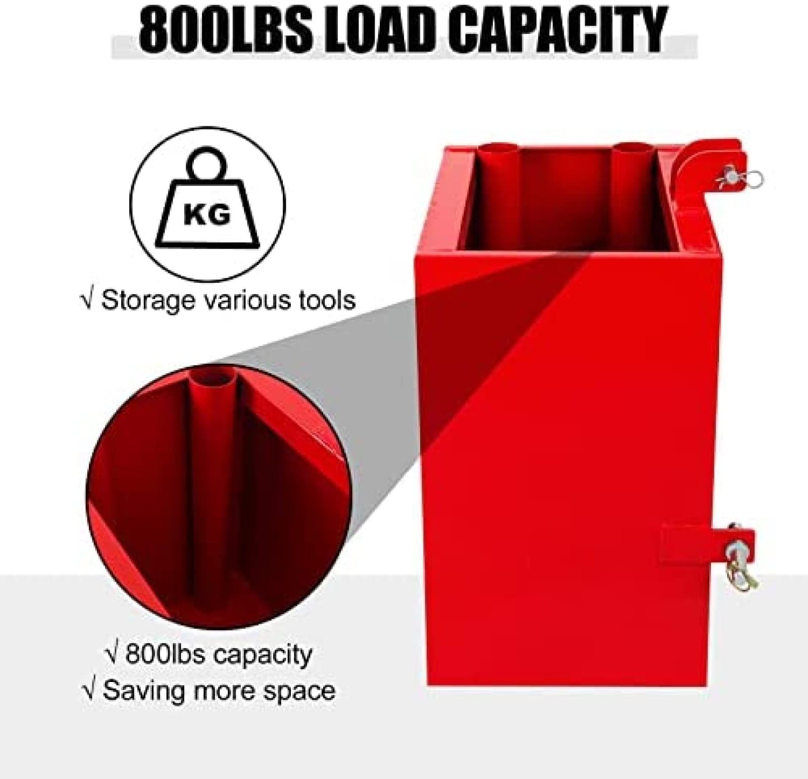 3 Point Ballast Box 800lb Capacity 800 Lb Capacity Ballast Box 3-Point ...