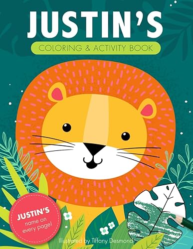 Justin's Coloring & Activity Book: A Personalized Gift For Justin
