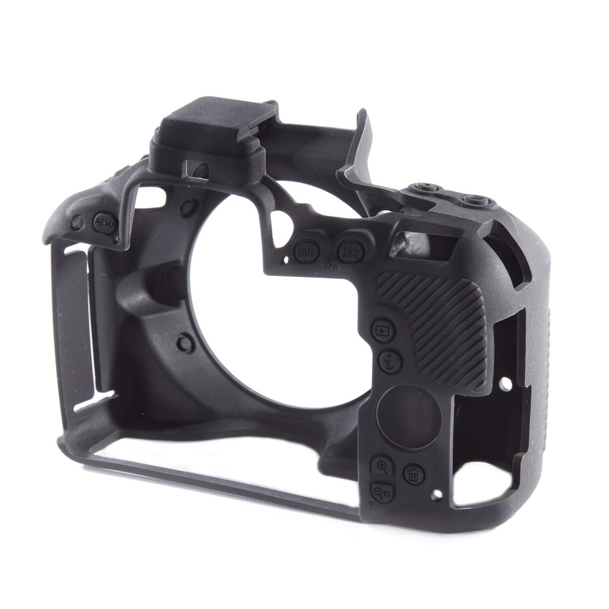 easyCover - Custodia in silicone per fotocamera - Protezione per fotocamera - Nikon D5500/D5600 - Nero, Nero