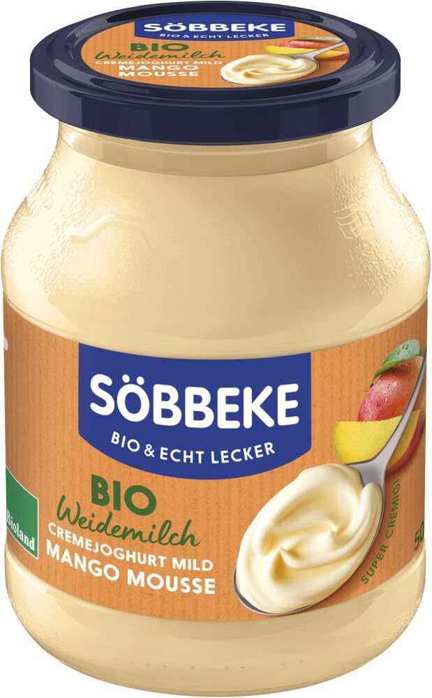 Bio Weidemilch Joghurt mild Mango Mousse 6 x 500 g