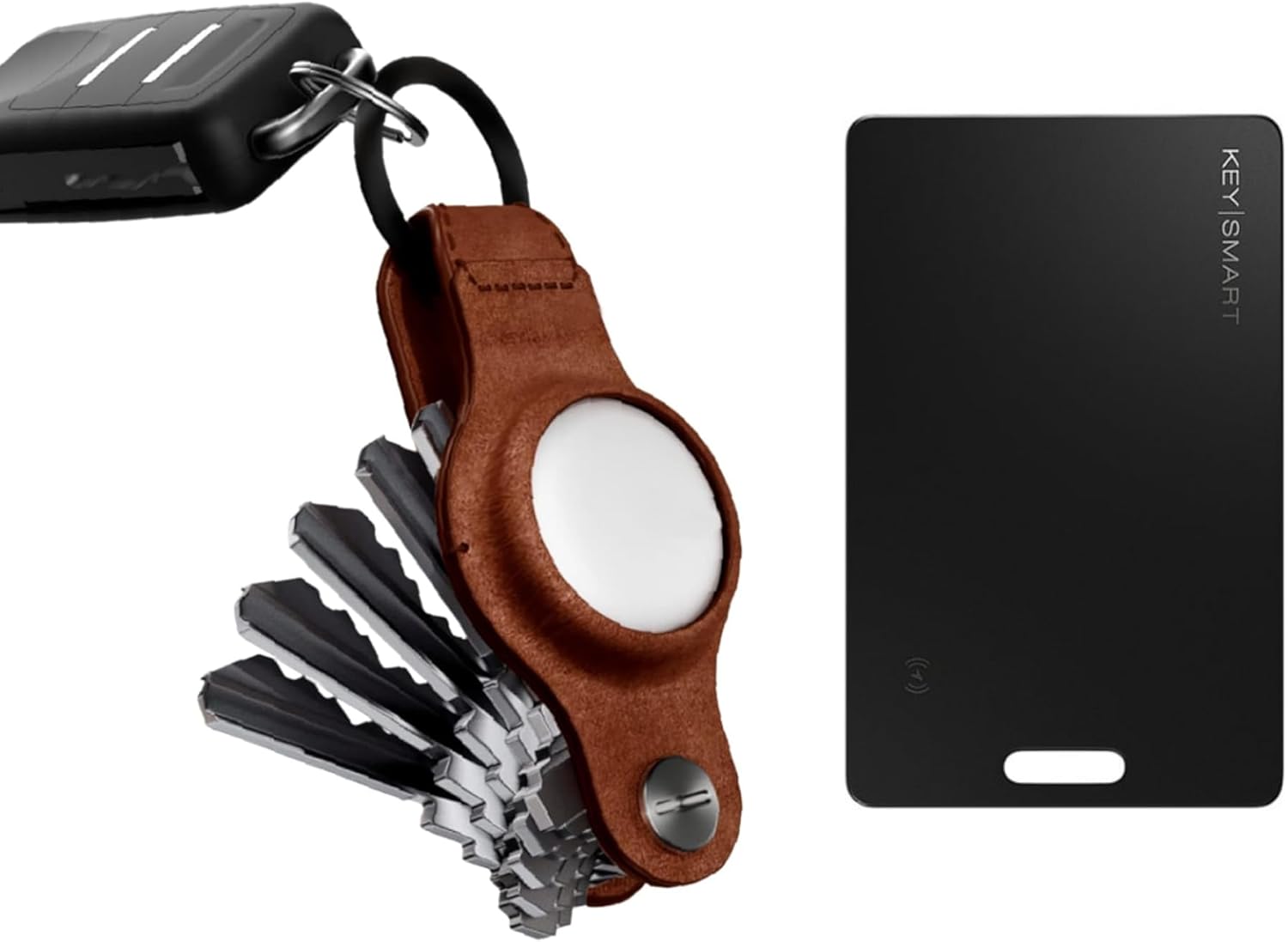 KeySmart Leather AirTag & SmartCard