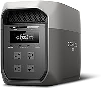 Vista 9 de EF ECOFLOW DELTA 2 Max Power Station Batería extra, batería LiFePO4 (LFP) de 2048 Wh, compatible con generadores DELTA 2 y DELTA Max 2000 y DELTA 2