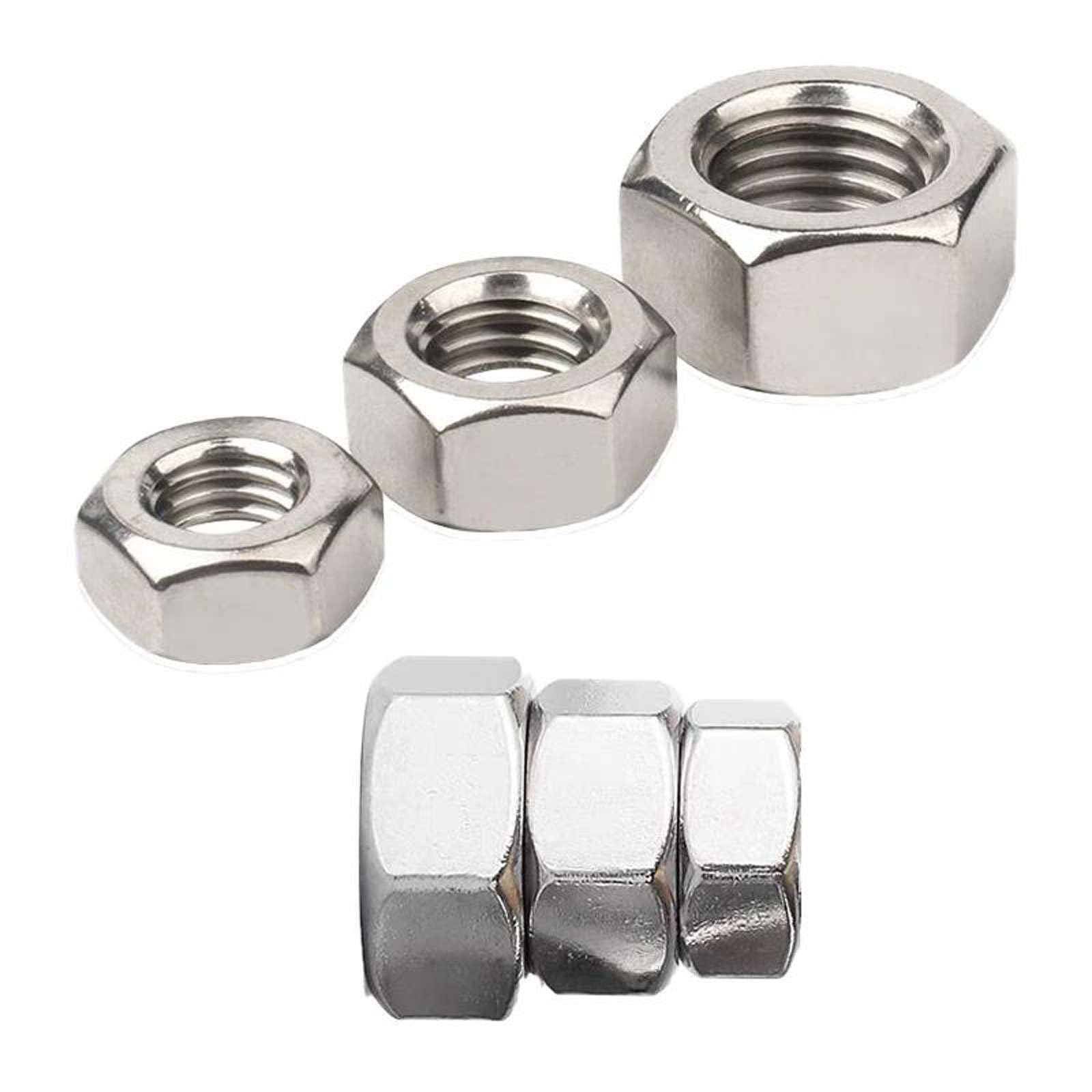Edelstahl Sechskant-Innensechskant-Zylinderschrauben Sechskantgewindemaschine Metrische Mutternschraube Sortiment Kit Set