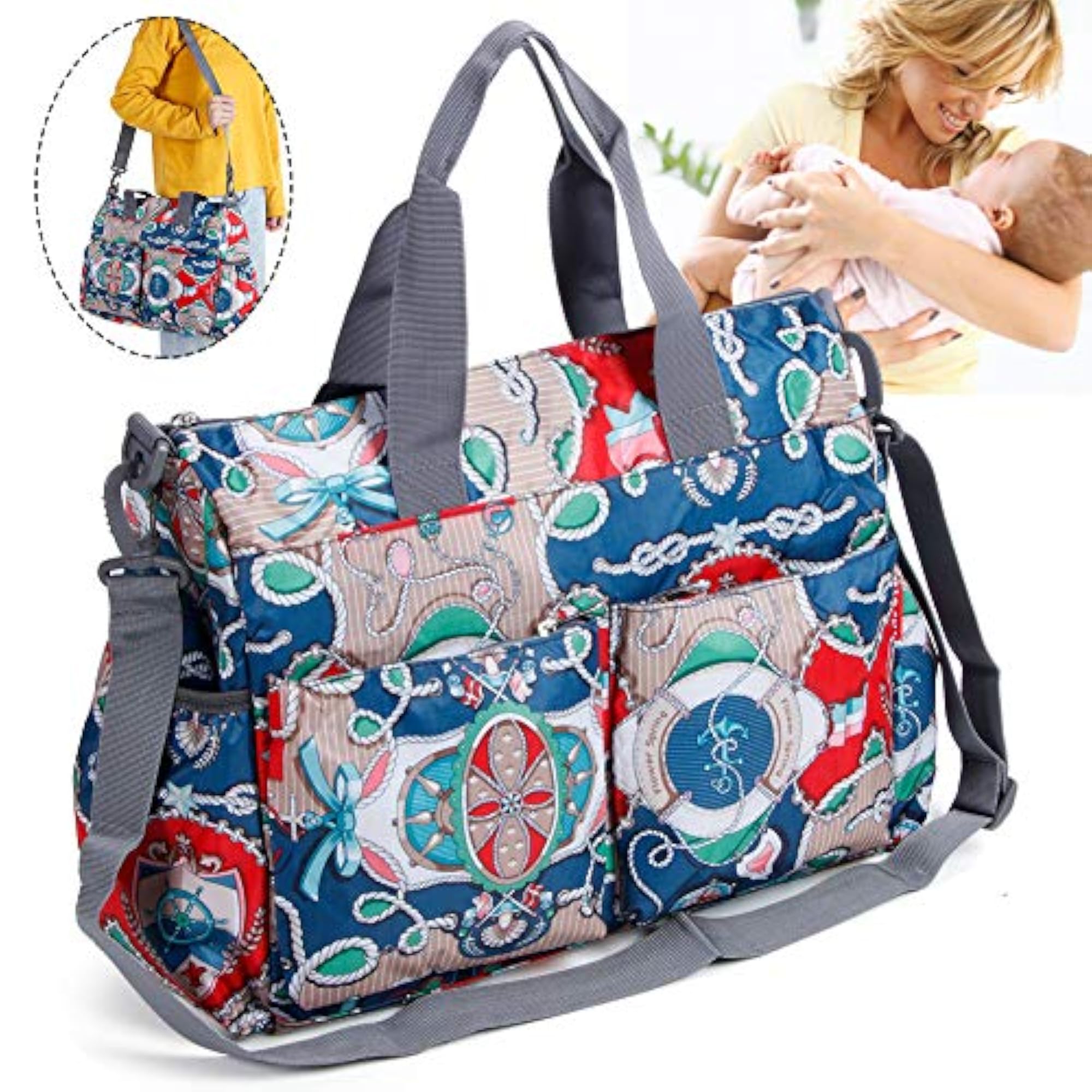 Portable Waterproof Mummy Bag, Sea Blue