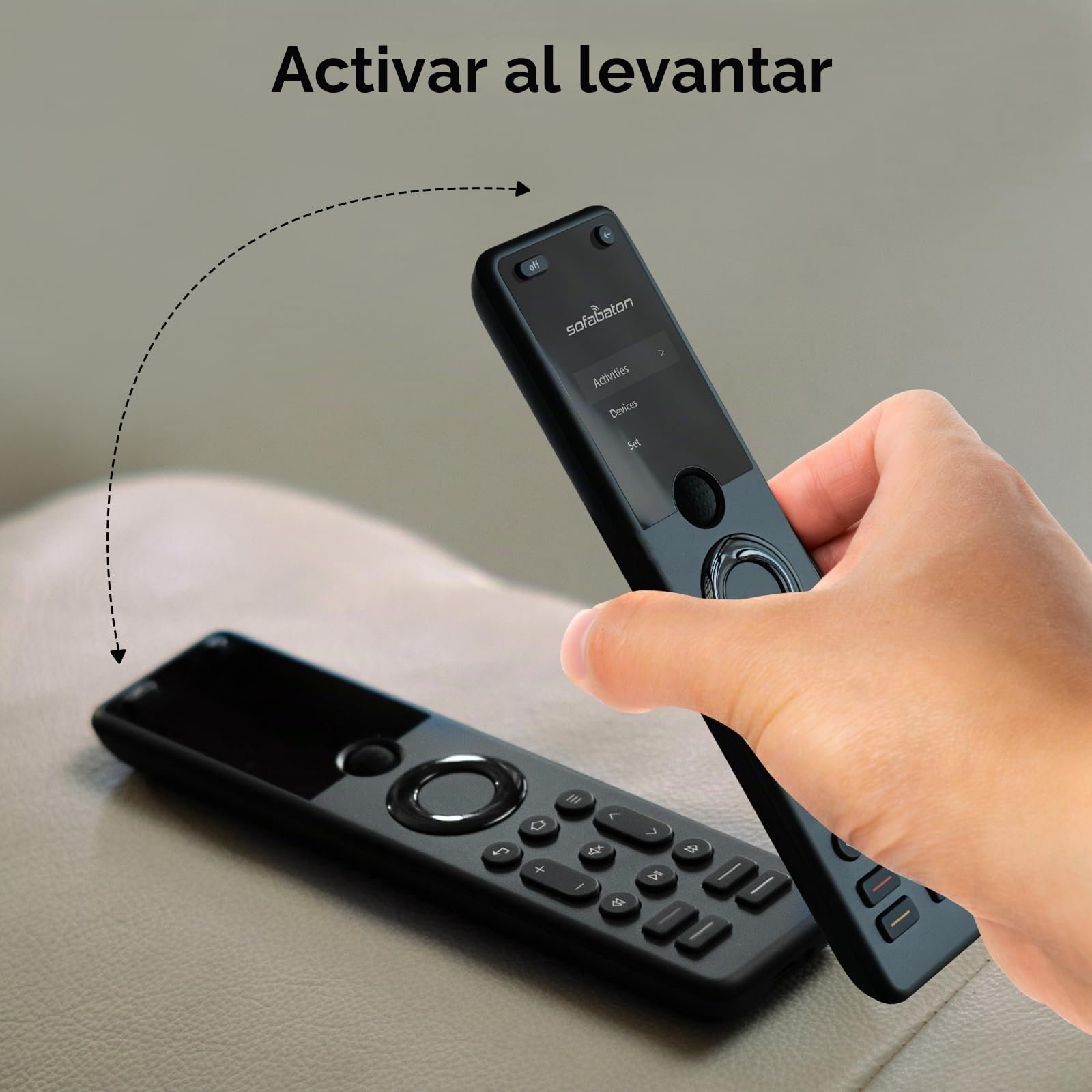 SofaBaton X1S - Mando a distancia universal con concentrador para actividades de un solo toque, ajuste de la aplicación SofaBaton compatible con más de 60 dispositivos