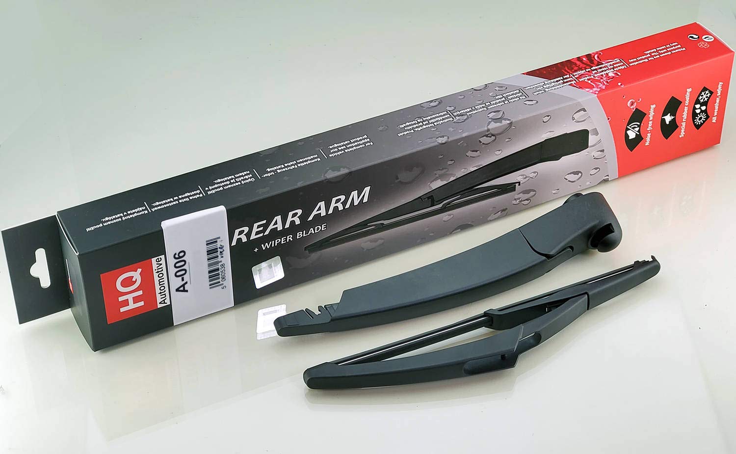 LST Rear Wiper Arm – MINI R56 F56 R60, Black Metal/Plastic, Replacement Heckwischerarm