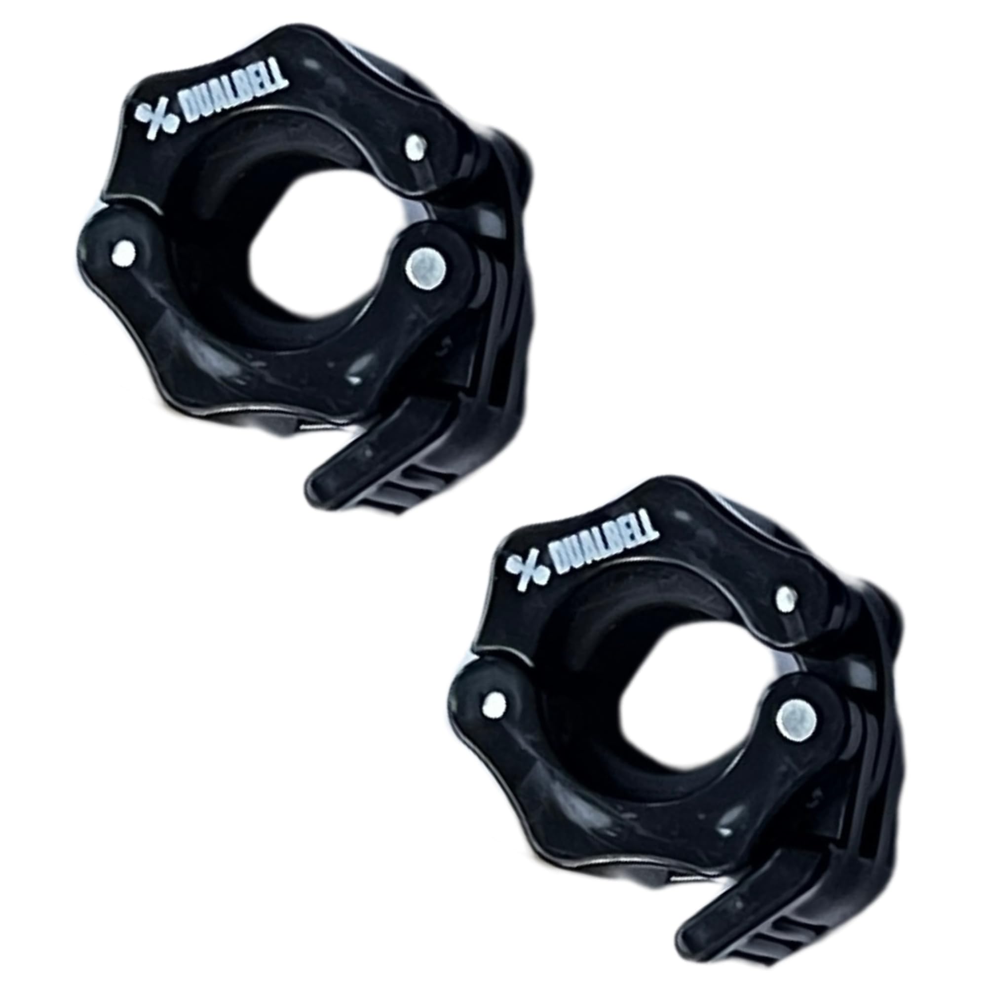 Collari per pesi, morsetti per bilanciere a sgancio rapido per barre di diametro standard da 2,5 cm, per esercizi da 25 mm, chiusura rapida, coppia di clip per collare per casa, palestra