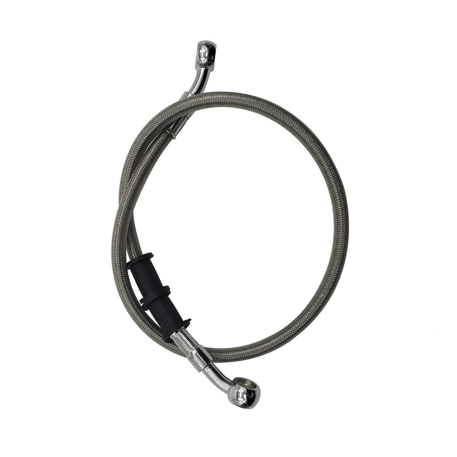 Motorbike Part Motorbike Accessories 10mm 28 Degree Motorcycle Braided Line Steel Brake Hose Length 60cm Cable Pipe