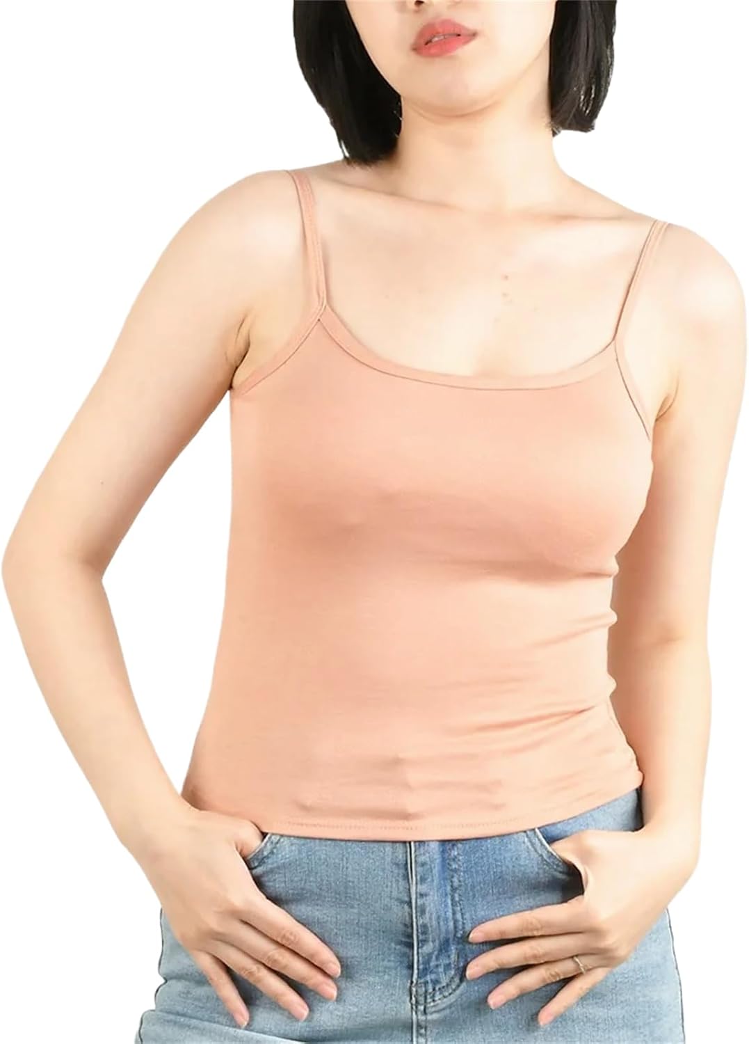 Padded Bra Tank Top for Women Double Strap Crop Fitness Camisole Thin Section Sports Yoga Vest