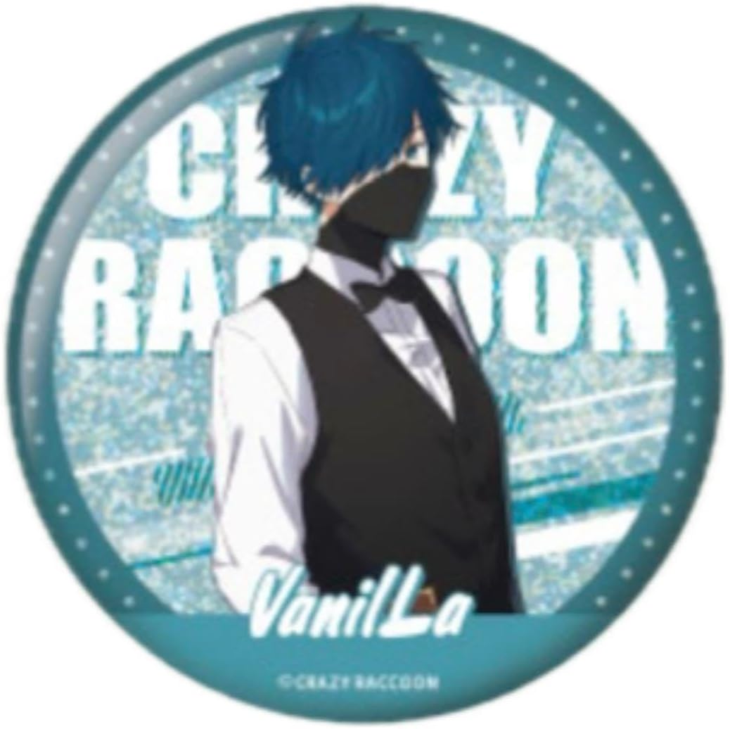 CR CrazyRaccoon GIGO バニラ ホログラム缶バッジ