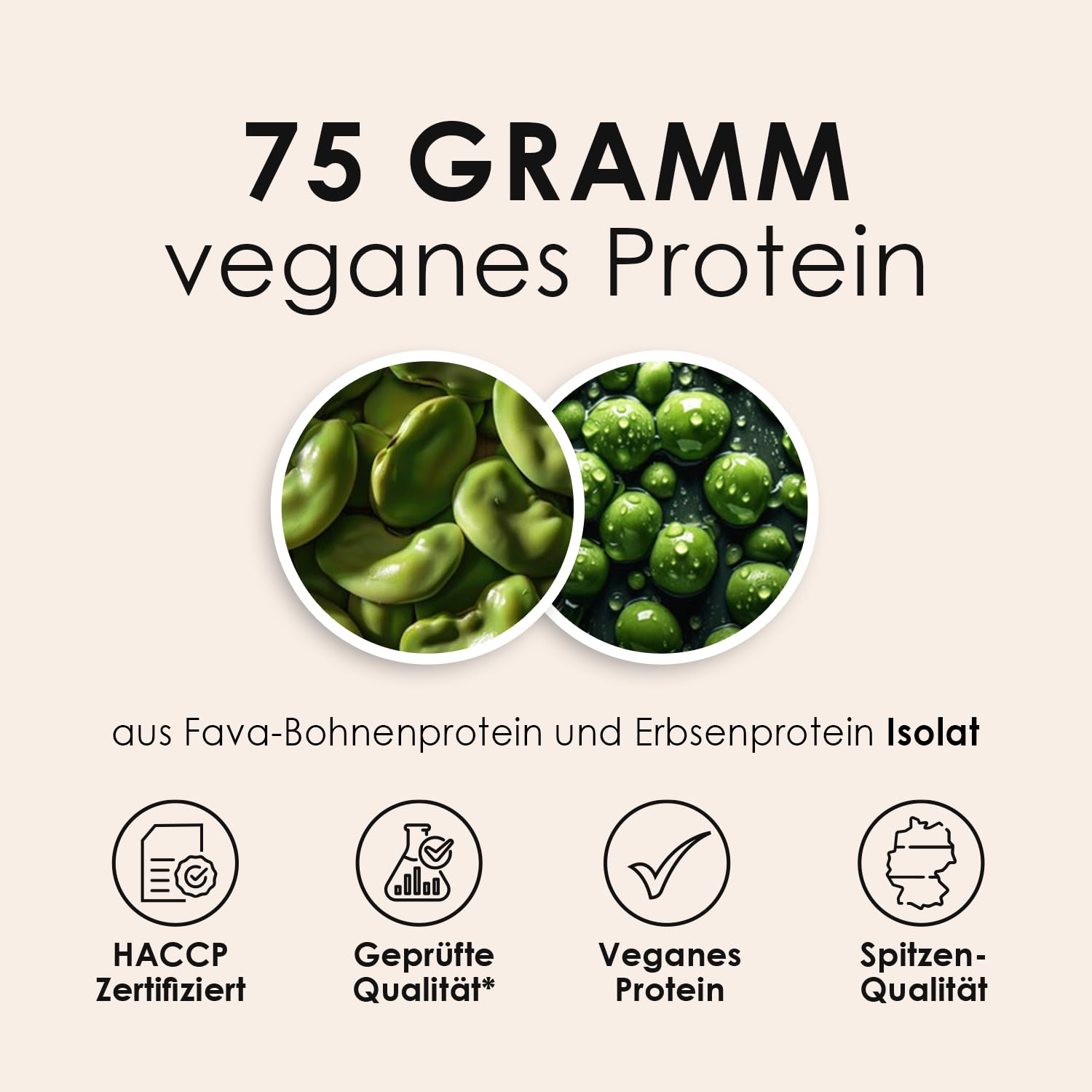 Nature Heart Creamy Protein Iced Coffee, 450g, Vegan, Kaffee Geschmack | Cremig