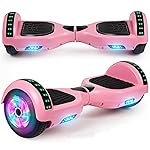 LIEAGLE Hoverboard, 6.5 Self Balancing Scooter Hover Board with Many Certified Wheels LED Lights for Kids Adults(A02 Pink)