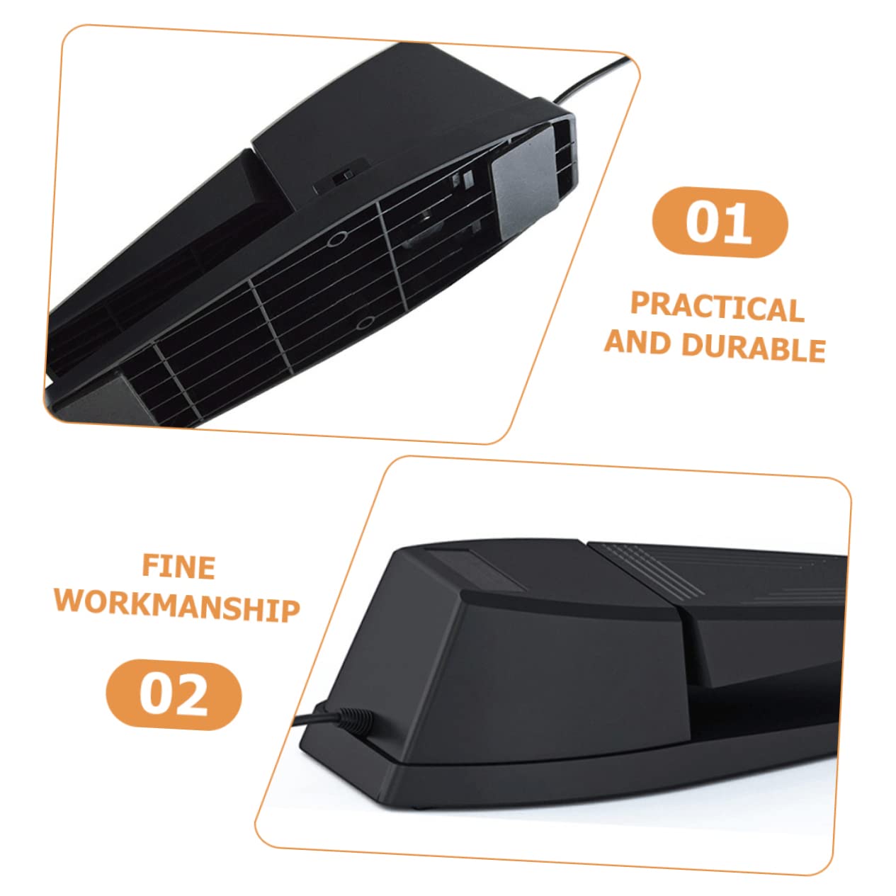 Pedal de Piano Eléctrico Negro de Goma y Abs para Teclado | Portátil y Resistente, Efecto de Sustain, Accesorio para Instrumento Electrónico, Uso Práctico en Piano