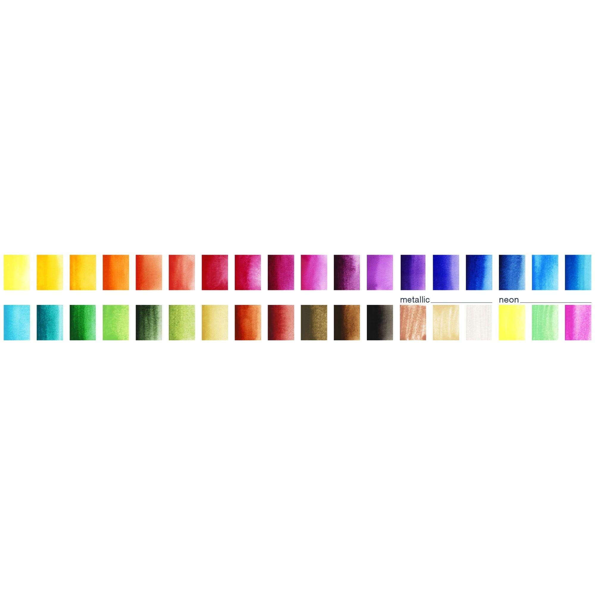 FABER-CASTELL - Set de acuarelas, caja de 36 colores