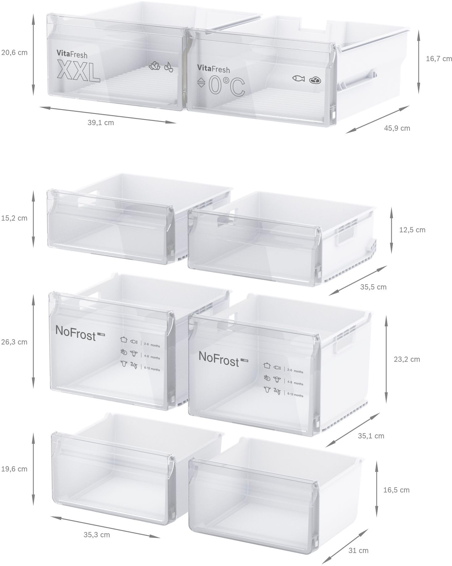 Bosch Serie 4 KFN96VPEA side-by-side refrigerator Freestanding 605 L E Stainless steel