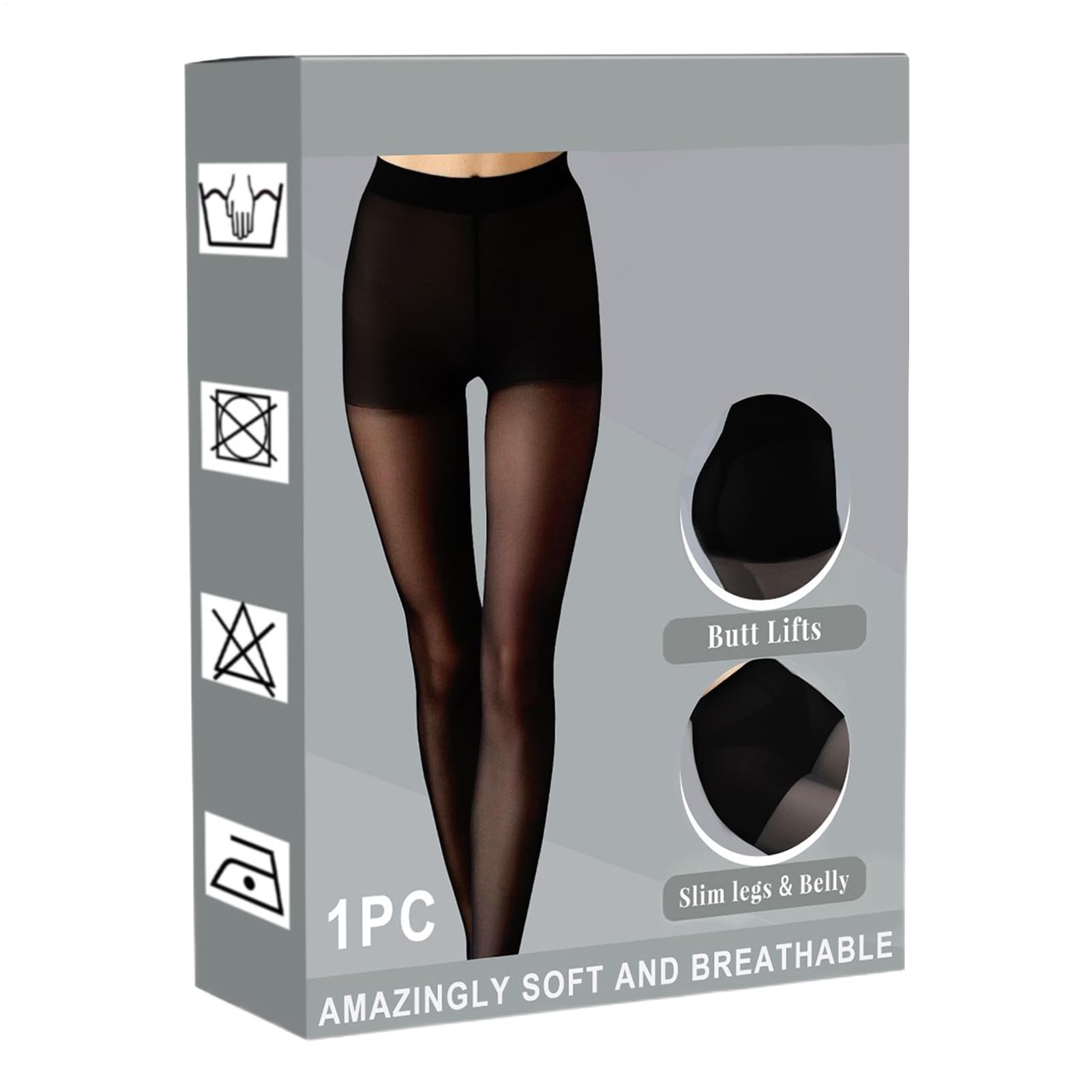 Compression Pantyhose, Support Stockings Tights, Breathable Shaping Leggings, Slimming High-Stretch Fit for Work, Dance, Date, Home, Social Gathering Wear, 4.37x1.06x6.02 inches