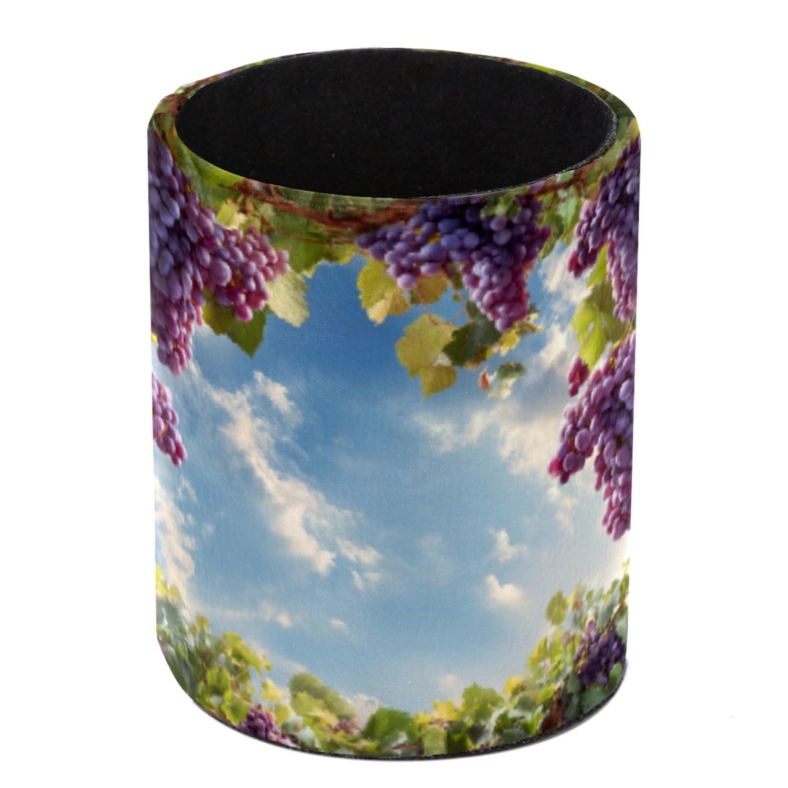 FWJZDSP Grape Sky Pencil Cup Pen Organizer Makeup Brush Holder for Office Home Countertop Desk Accessory Storage