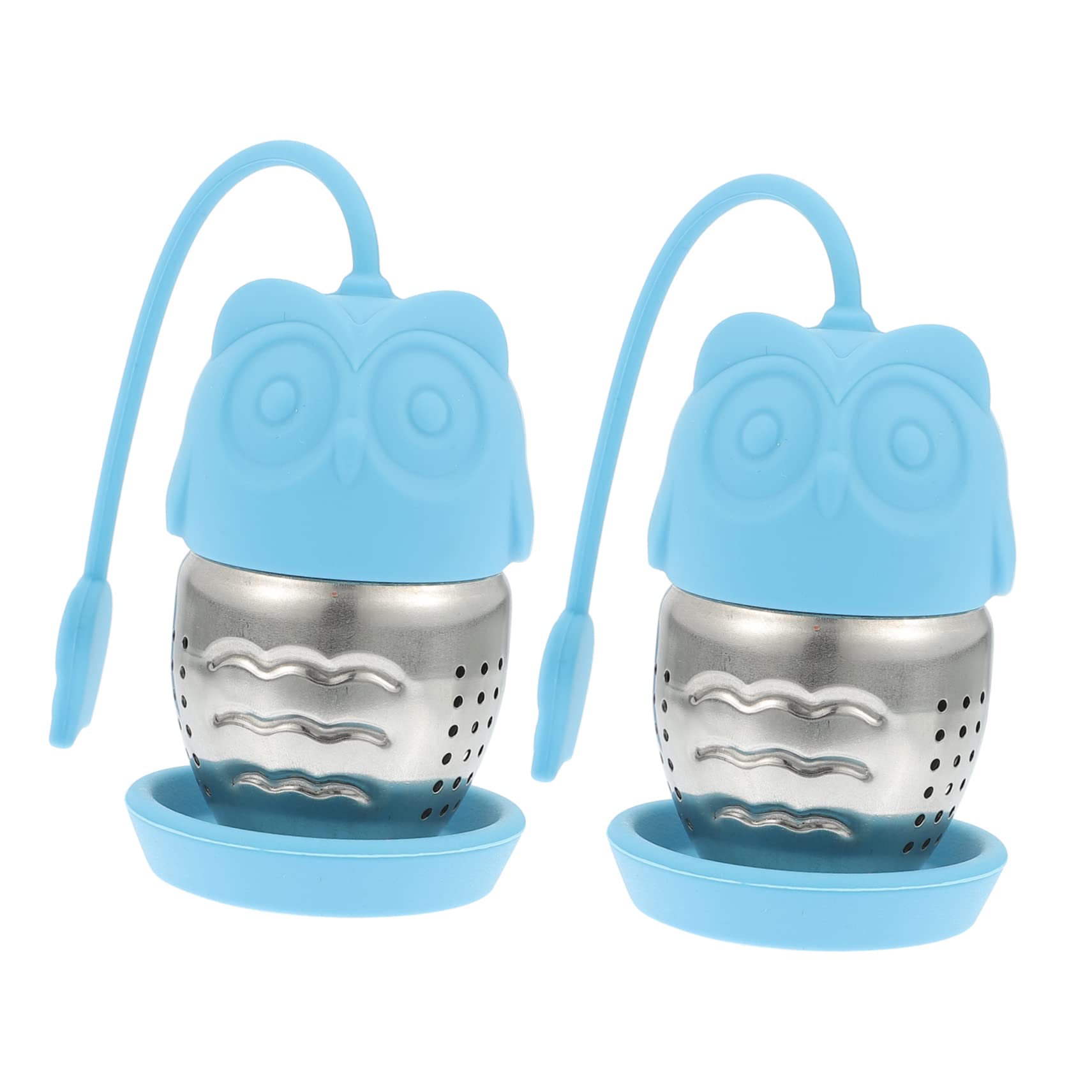 BRIGHTFUFU 2Pcs Long Handle Tea Strainers Tea Filters for Loose Leaf Tea Reusable Tea Infuser Tools and Easy to Clean for Tea Lovers and present Giving