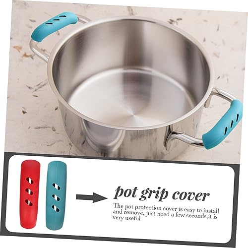 Miniatura 4 de STOBAZA Cubierta antideslizante para ollas, tapa de tapón de silicagel, cubierta de mango de cacerola para hervidor de agua