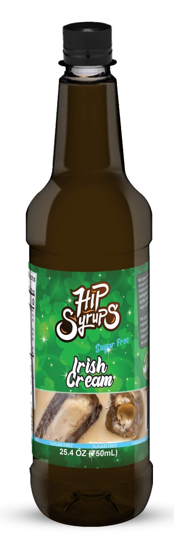 Hip Syrups - Irish Cream Sugar Free Syrup Designed for Coffee, Hot Cocoa, Cocktails, Irish Cream Flavoring, Zero Calorie Flavoring, Keto Friendly, Sugar Free