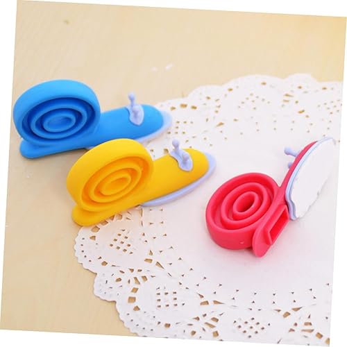 Miniatura 4 de 6 piezas de clip decorativo para puerta, protector de dedo de caracol, tapón de puerta de caracol, tapón decorativo para puerta de cuarto de bebé,