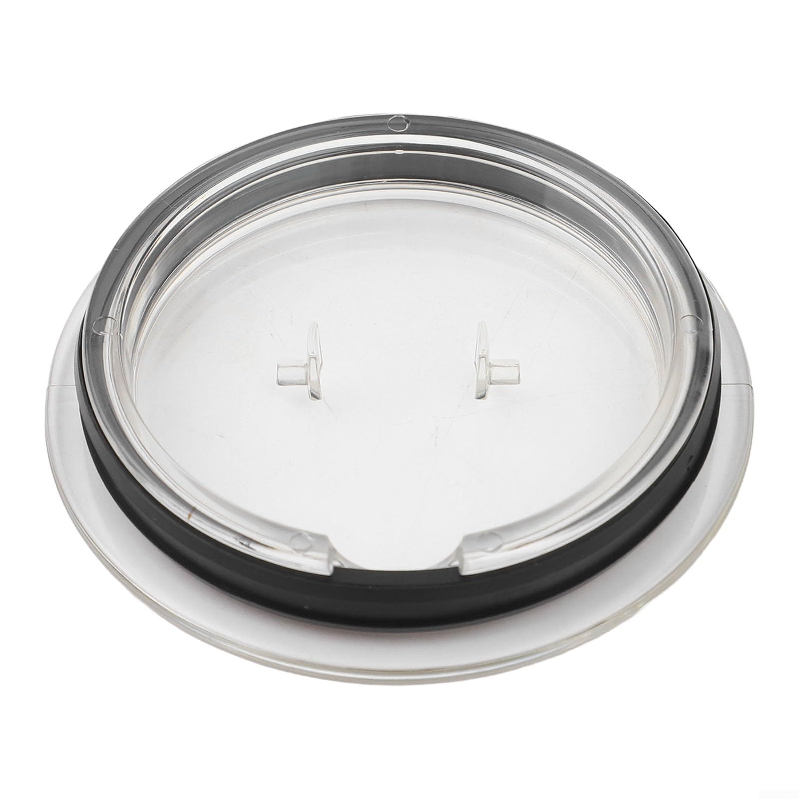 Replacement Milk Frother Lid for Parts 93271 | Compatible with Models 3593 and 3594 | Lasting Plastic Frother Cover with Leak-proof Silicone Seal | Transparent Design(A)