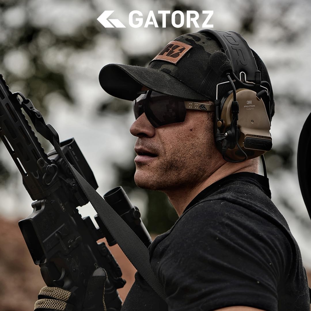 Gatorz Blastshield ANSI Z87+/MILSPEC Ballistic Sunglass - Made in the USA