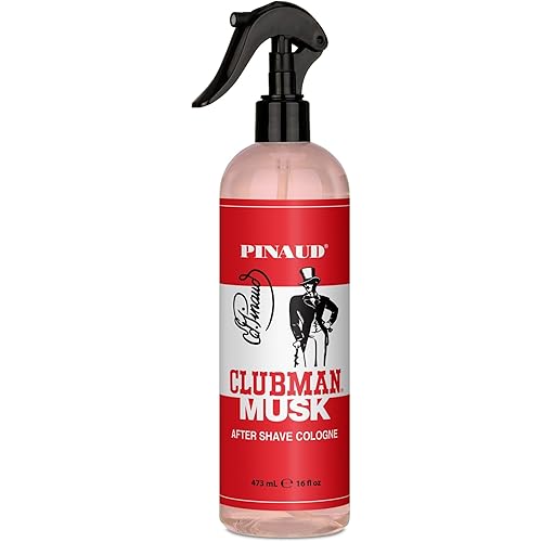 Clubman Musk After Shave Cologne Spray - Classic Fragrance Aftershave for Men, 16 fl oz