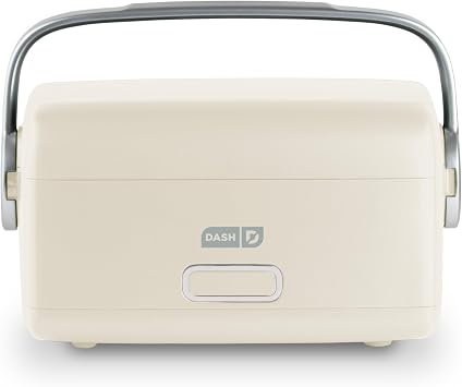 DASH Hot2Go Personal Food Warmer, 30 oz Electric Lunch Box, Cream
