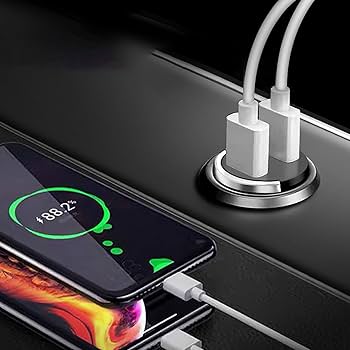 Amazon.co.jp: シガーソケット usb QC3.0/2.4A 2連ポート 車載