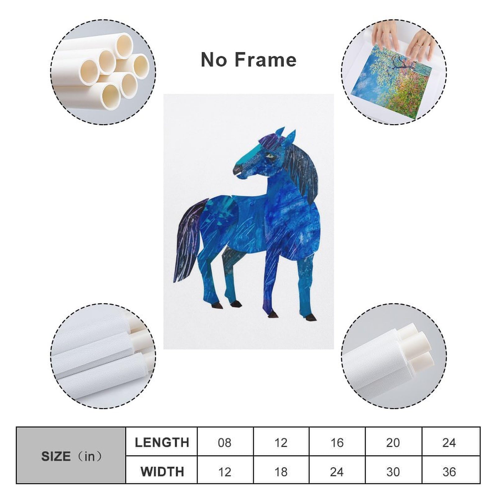 Eric Carle Prints The Artist Who Painted A Blue Horse Children's