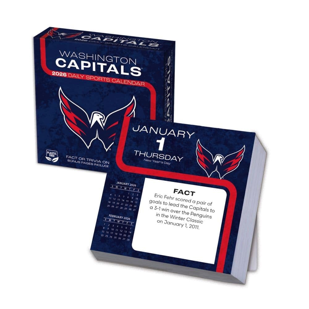 TURNER SPORTS Washington Capitals 2026 Box Calendar (26998053098)