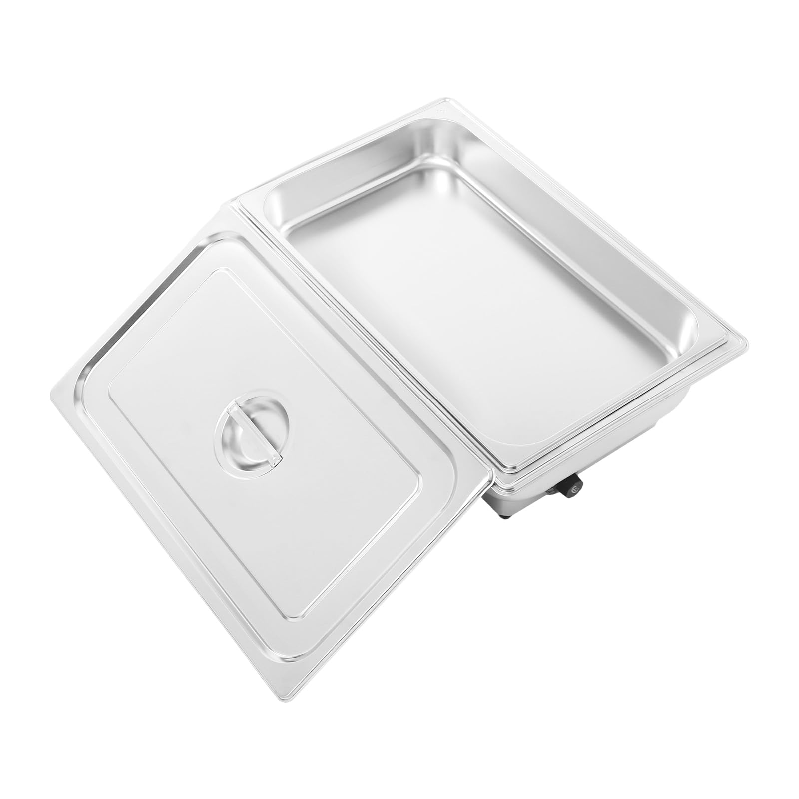 Chafing Dish elettrico in acciaio inox, 9 litri, scaldavivande fino a 85 °C, scaldabagno elettrico per buffet catering party