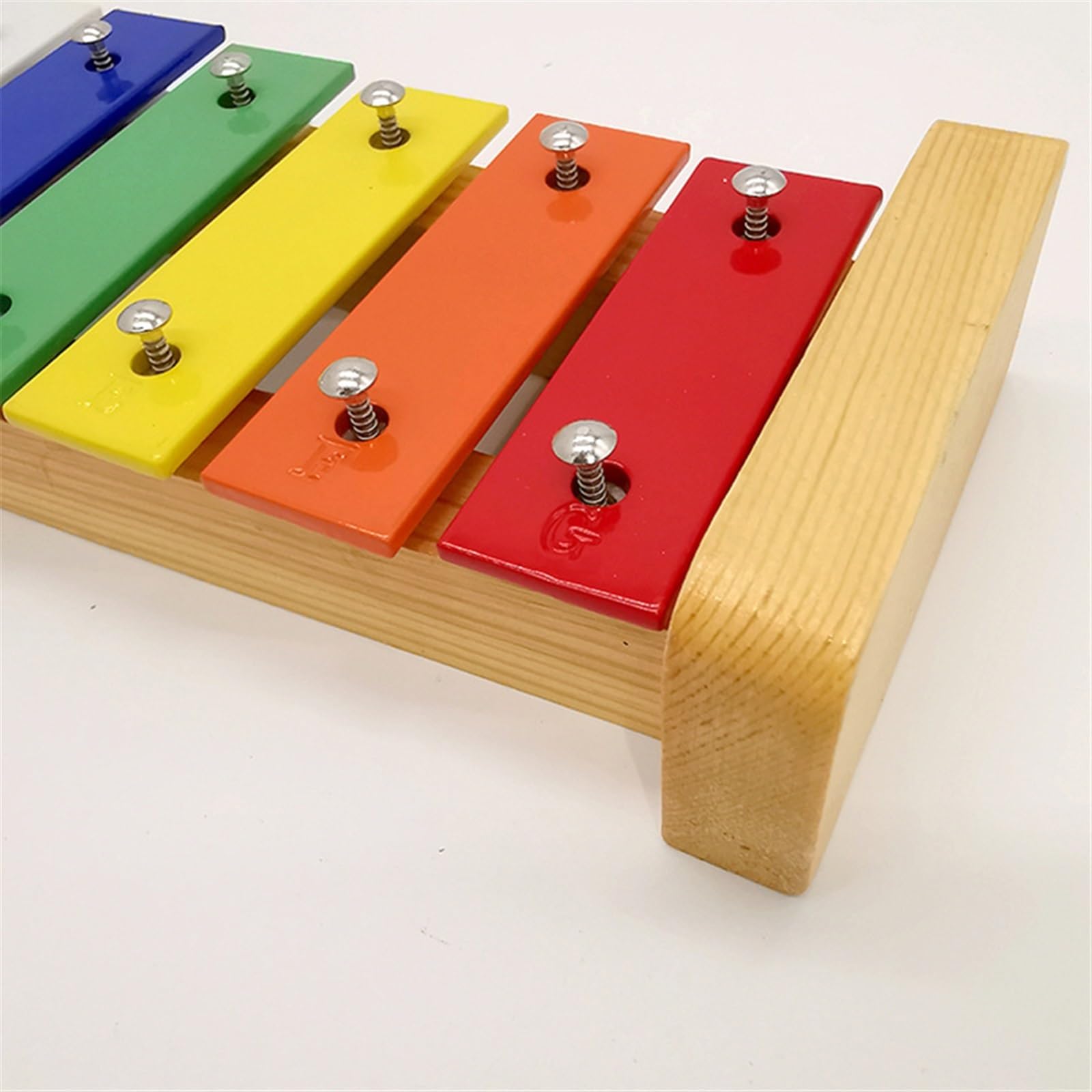 Strumento a percussione glockenspiel Piastra in alluminio a percussione con tavola armonica a colori a 12 toni Glockenspiel Strumento A Percussione