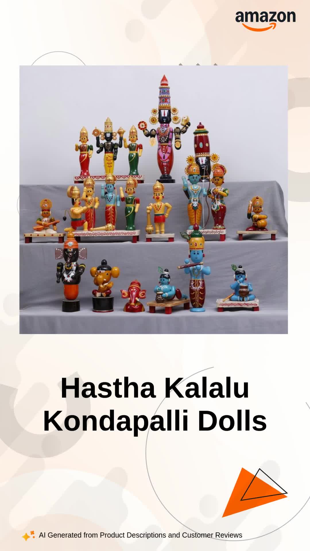 Buy Hastha Kalalu Traditional Kondapalli Golu Dolls Set – 15+