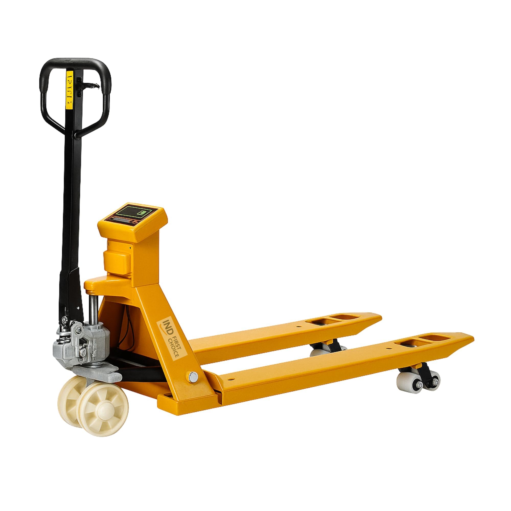 IND FIRST CHOICE Digital Weighing Scale Pallet Truck, Heavy Duty Hydraulic Hand Pallet Jack with Digital Screen, PU Wheels, 2 Ton / 2.5 Ton / 3 Ton / 3.5 Ton / 5 Ton / 5.5 Ton Capacity (2 TON)-image-17