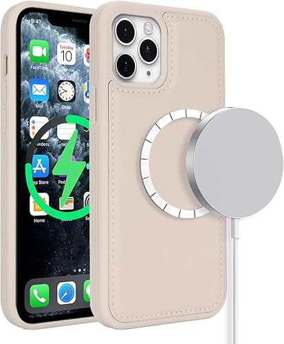 Miniatura 6 de Funda para iPhone 11 Pro con tarjetero de crédito, caja fuerte para iPhone 11 Pro, funda de piel para mujer, compatible con mag segura, desmontable