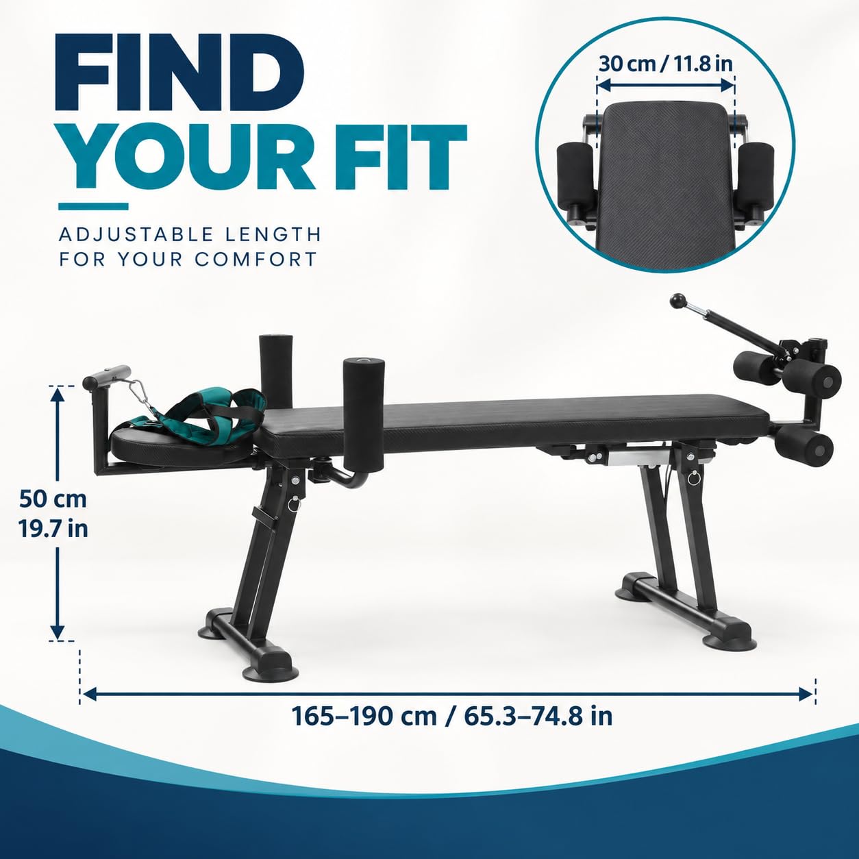 Lit de traction de fitness, table d'inversion réglable, machine électrique extensible avec télécommande, banc de traction, banc de traction, capacité de charge 150 kg, pour gymnases, bureaux, 165-190
