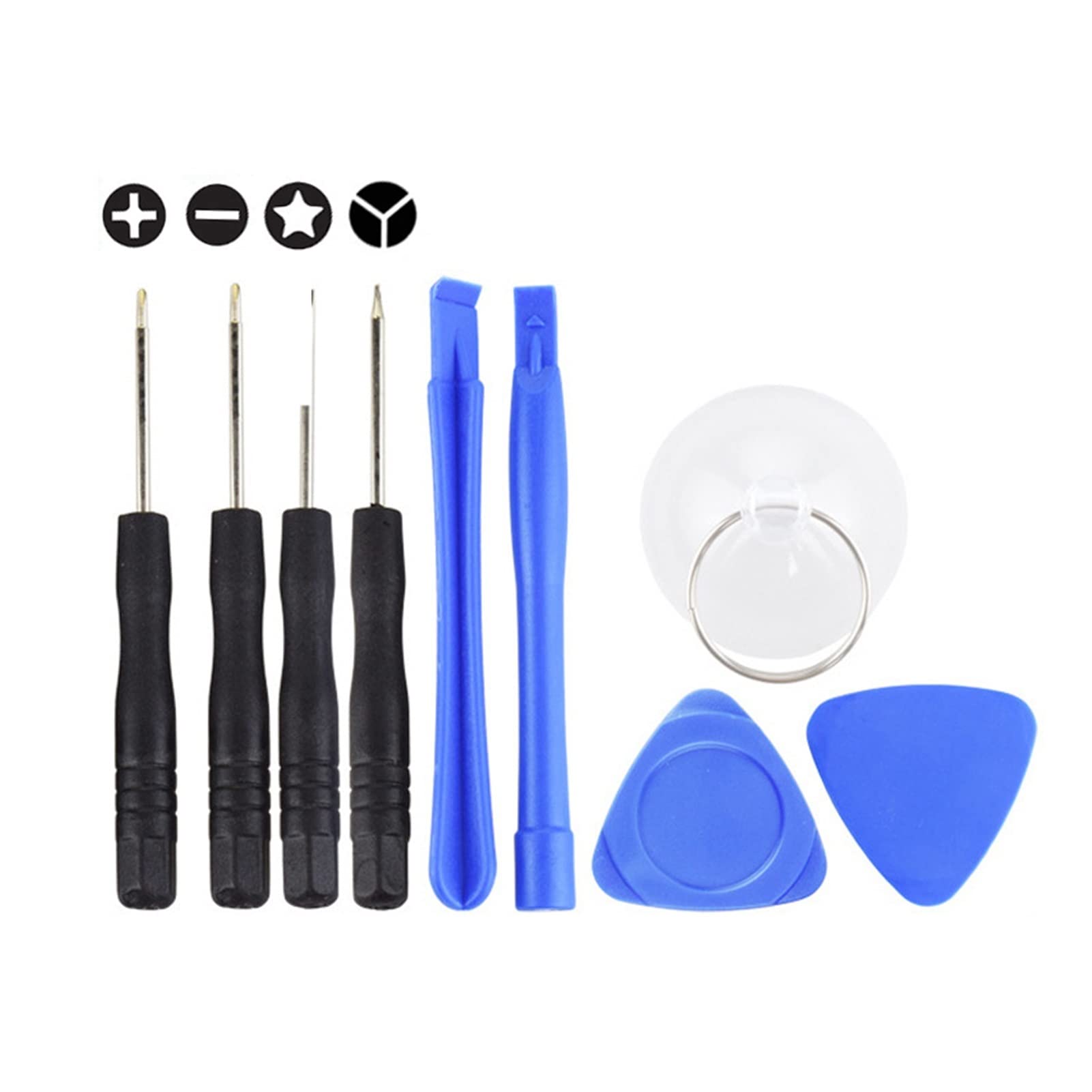 Kit d'outils de réparation de téléphone portable jeu de tournevis et outils levier 8-en-1